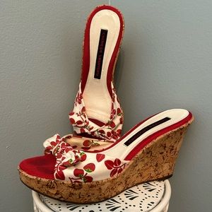 Chinese Laundry Cherry Wedge Heels